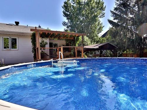 Piscine - 217 Rue Dulude, Saint-Mathieu, QC - Outdoor With Above Ground Pool