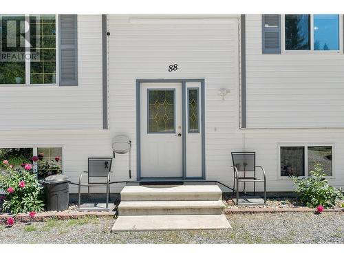 Front Entrance - 88 Hillcrest Way, Vernon, BC - Outdoor With Deck Patio Veranda