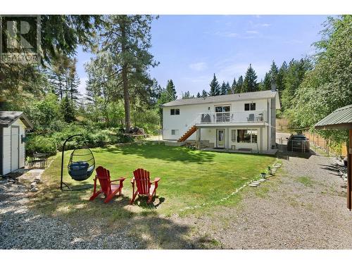 View from back of property - 88 Hillcrest Way, Vernon, BC - Outdoor With Deck Patio Veranda With Backyard With Exterior