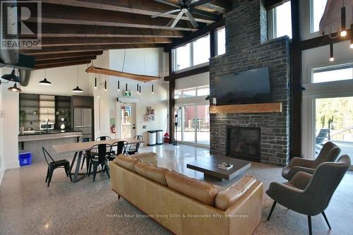 207 - 12 Beausoleil Lane, Blue Mountains (Blue Mountain Resort Area), ON - Indoor With Fireplace