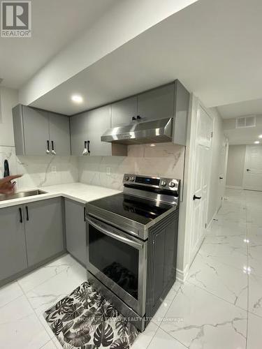 Bsmt - 10 Ainley Road, Ajax, ON - Indoor Photo Showing Kitchen