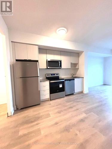 1301 - 204 Burnhamthorpe Road E, Mississauga, ON - Indoor Photo Showing Kitchen With Stainless Steel Kitchen