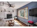 587 Mountain Drive, Vernon, BC  - Indoor Photo Showing Living Room With Fireplace 