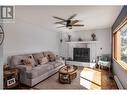 587 Mountain Drive, Vernon, BC  - Indoor Photo Showing Living Room With Fireplace 