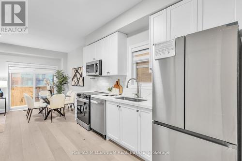 18 Deneb Street, Barrie, ON - Indoor Photo Showing Kitchen With Double Sink