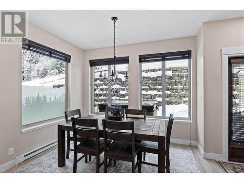 5050 Valley Drive Unit# 4, Sun Peaks, BC - Indoor Photo Showing Dining Room