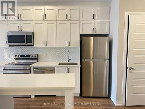 602 - 490 Gordon Krantz Avenue, Milton, ON - Indoor Photo Showing Kitchen With Stainless Steel Kitchen