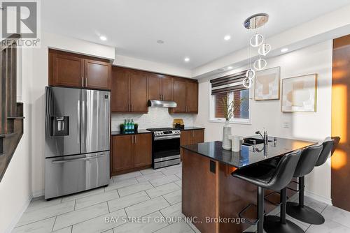 340 Lagerfeld Drive, Brampton, ON - Indoor Photo Showing Kitchen With Stainless Steel Kitchen