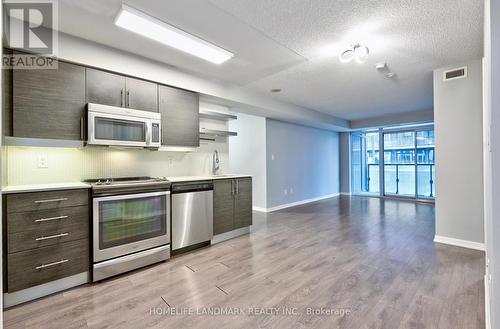 1601 - 400 Adelaide Street, Toronto, ON - Indoor Photo Showing Kitchen With Stainless Steel Kitchen With Upgraded Kitchen