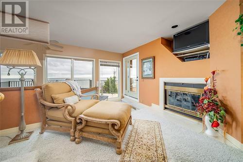 122 Cove Drive, Tecumseh, ON - Indoor Photo Showing Living Room With Fireplace