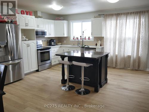 547 Ontario Street, Woodstock (Woodstock - South), ON - Indoor Photo Showing Kitchen With Double Sink