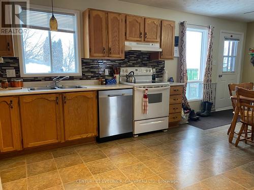 253 Little Street, Temiskaming Shores (Haileybury), ON - Indoor Photo Showing Kitchen With Double Sink