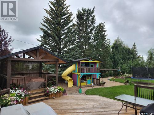 706 Grey Avenue, Grenfell, SK - Outdoor With Deck Patio Veranda