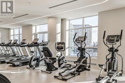 3006 - 30 Upper Mall Way, Vaughan, ON - Indoor Photo Showing Gym Room