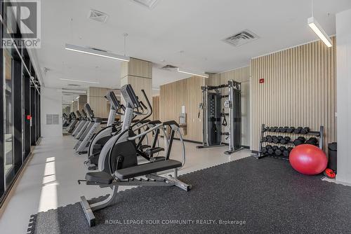 807 - 185 Dunlop Street E, Barrie, ON - Indoor Photo Showing Gym Room