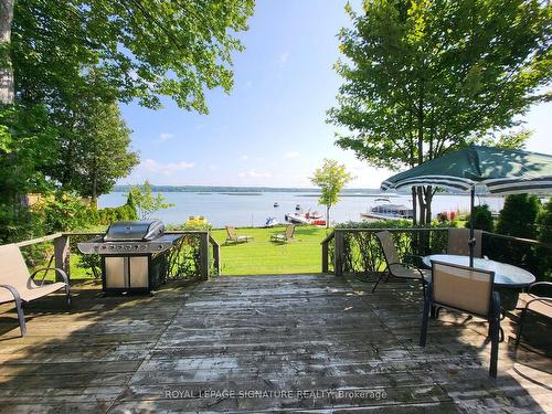 2177 N Orr Lake Rd, Springwater, ON - Outdoor With Body Of Water With Deck Patio Veranda