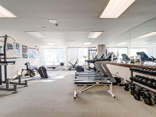 904-26 Hanover Rd, Brampton, ON - Indoor Photo Showing Gym Room