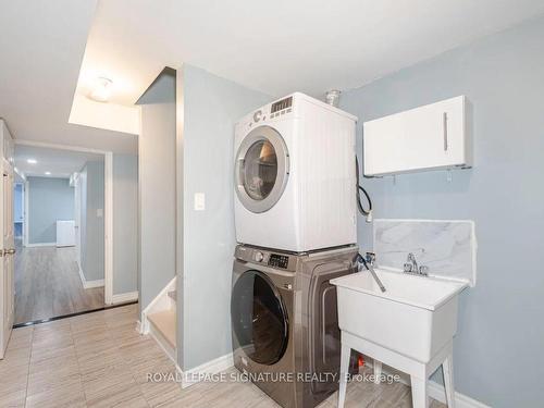 Bsmt-28 Benadir Ave, Caledon, ON - Indoor Photo Showing Laundry Room