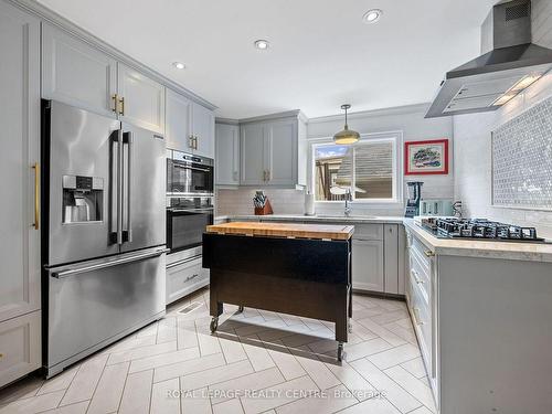 102 Twenty Third St, Toronto, ON - Indoor Photo Showing Kitchen With Stainless Steel Kitchen