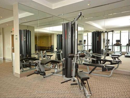 4203-3975 Grand Park Dr, Mississauga, ON - Indoor Photo Showing Gym Room