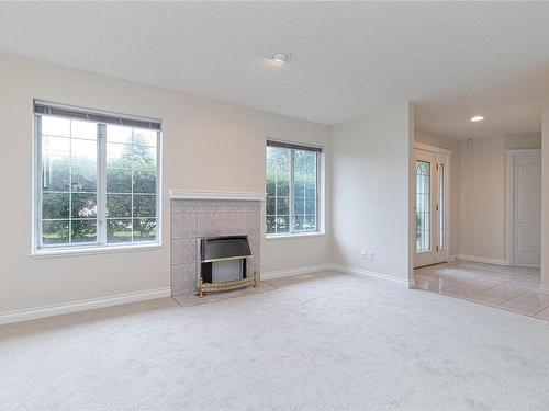 10227 Fifth St, Sidney, BC - Indoor Photo Showing Other Room With Fireplace