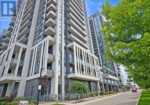 607 - 17 Zorra Street, Toronto, ON - Outdoor With Balcony With Facade