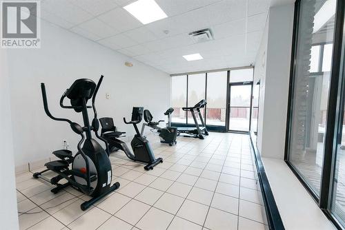 912, 4902 37 Street, Red Deer, AB - Indoor Photo Showing Gym Room