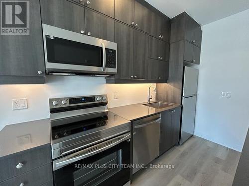 604 - 490 Gordon Krantz Avenue, Milton, ON - Indoor Photo Showing Kitchen With Stainless Steel Kitchen