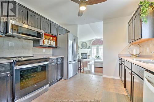 1369 Rendezvous, Windsor, ON - Indoor Photo Showing Kitchen With Stainless Steel Kitchen With Double Sink