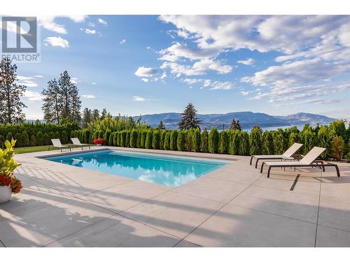 415 Curlew Drive, Kelowna, BC - Outdoor With In Ground Pool With View