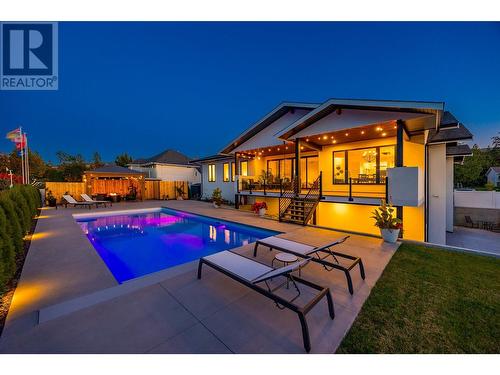 415 Curlew Drive, Kelowna, BC - Outdoor With In Ground Pool With Deck Patio Veranda