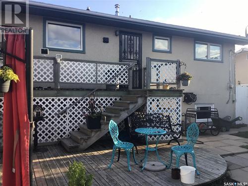 1122 Warner Street W, Moose Jaw, SK - Outdoor With Deck Patio Veranda