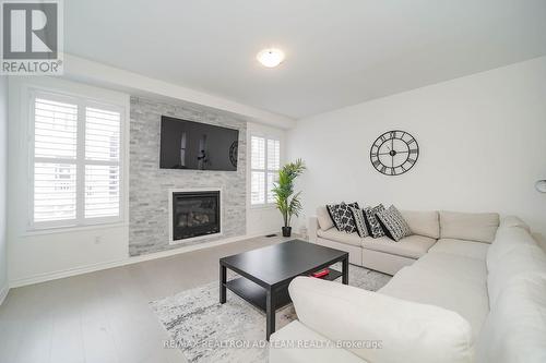 3086 Paperbirch Trail, Pickering, ON - Indoor Photo Showing Living Room With Fireplace