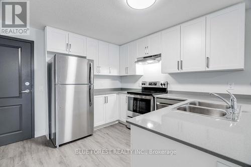 304 - 25 Centre Street, London, ON - Indoor Photo Showing Kitchen With Stainless Steel Kitchen With Double Sink