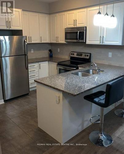 208 - 263 Georgian Drive, Oakville, ON - Indoor Photo Showing Kitchen With Stainless Steel Kitchen With Double Sink