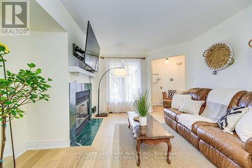 2564 Addingham Crescent, Oakville, ON - Indoor Photo Showing Living Room With Fireplace