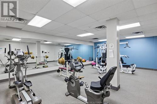 540 Ouellette Avenue Unit# 3E, Windsor, ON - Indoor Photo Showing Gym Room