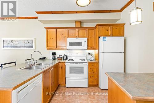 109 - 184 Snowbridge Way, Blue Mountains (Blue Mountain Resort Area), ON - Indoor Photo Showing Kitchen With Double Sink