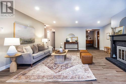 4 - 605 Whitaker Street, Peterborough, ON - Indoor Photo Showing Living Room With Fireplace