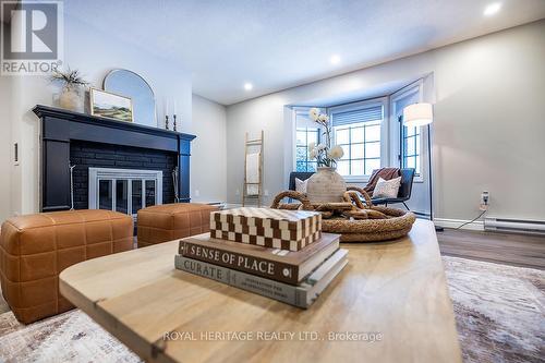 4 - 605 Whitaker Street, Peterborough, ON - Indoor Photo Showing Living Room With Fireplace