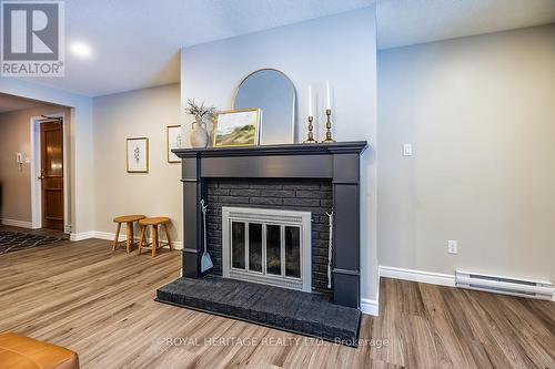 4 - 605 Whitaker Street, Peterborough, ON - Indoor Photo Showing Living Room With Fireplace