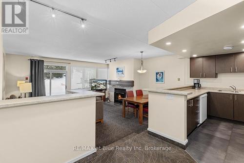 103 - 107 Ann Heggtveit Drive, Blue Mountains (Blue Mountain Resort Area), ON - Indoor Photo Showing Kitchen With Double Sink