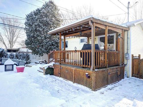 Cour - 3373 Rue Donald, Laval (Fabreville), QC - Outdoor With Deck Patio Veranda