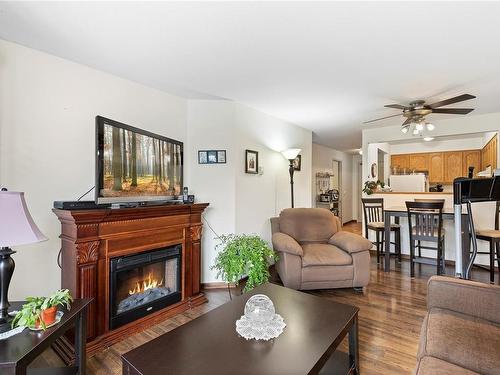 412-30 Cavan St, Nanaimo, BC - Indoor Photo Showing Living Room With Fireplace