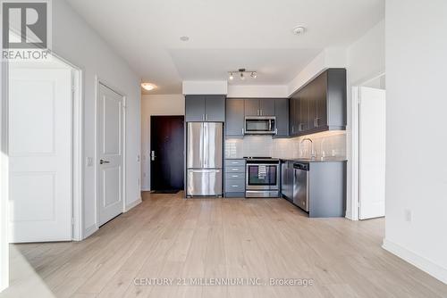 3408 - 8 Nahani Way, Mississauga, ON - Indoor Photo Showing Kitchen With Stainless Steel Kitchen