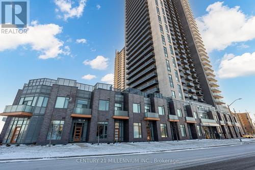 3408 - 8 Nahani Way, Mississauga, ON - Outdoor With Balcony With Facade