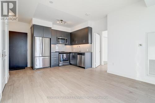 3408 - 8 Nahani Way, Mississauga, ON - Indoor Photo Showing Kitchen With Stainless Steel Kitchen