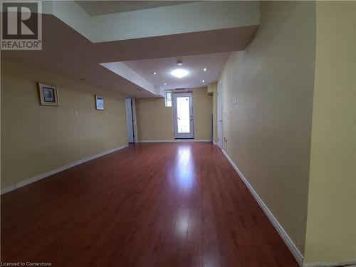 Empty room with hardwood / wood-style flooring - 12 Peer Drive Unit# Basement, Guelph, ON - Indoor Photo Showing Other Room