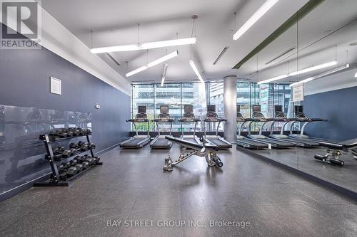 3410 - 14 York Street, Toronto, ON - Indoor Photo Showing Gym Room