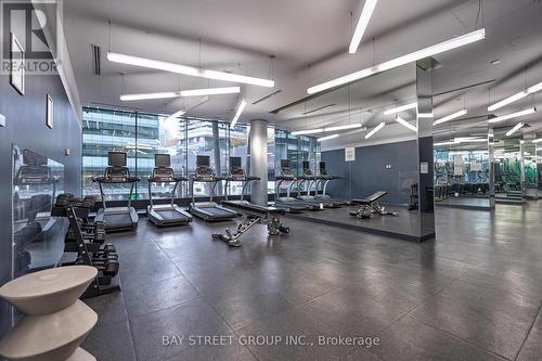 3410 - 14 York Street, Toronto, ON - Indoor Photo Showing Gym Room